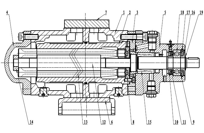 三(sān)螺杆泵結構(gou)圖